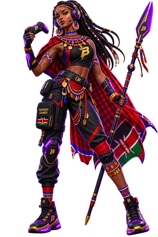 Female esports gamer